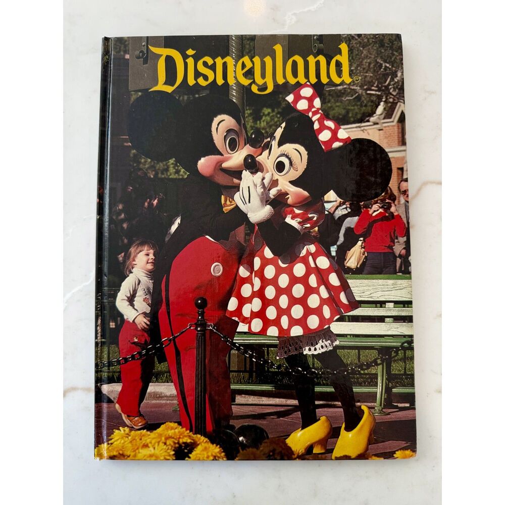 Vintage 1979 Disneyland Disney Hardcover Book Mickey Minnie Mayflower Disneyana